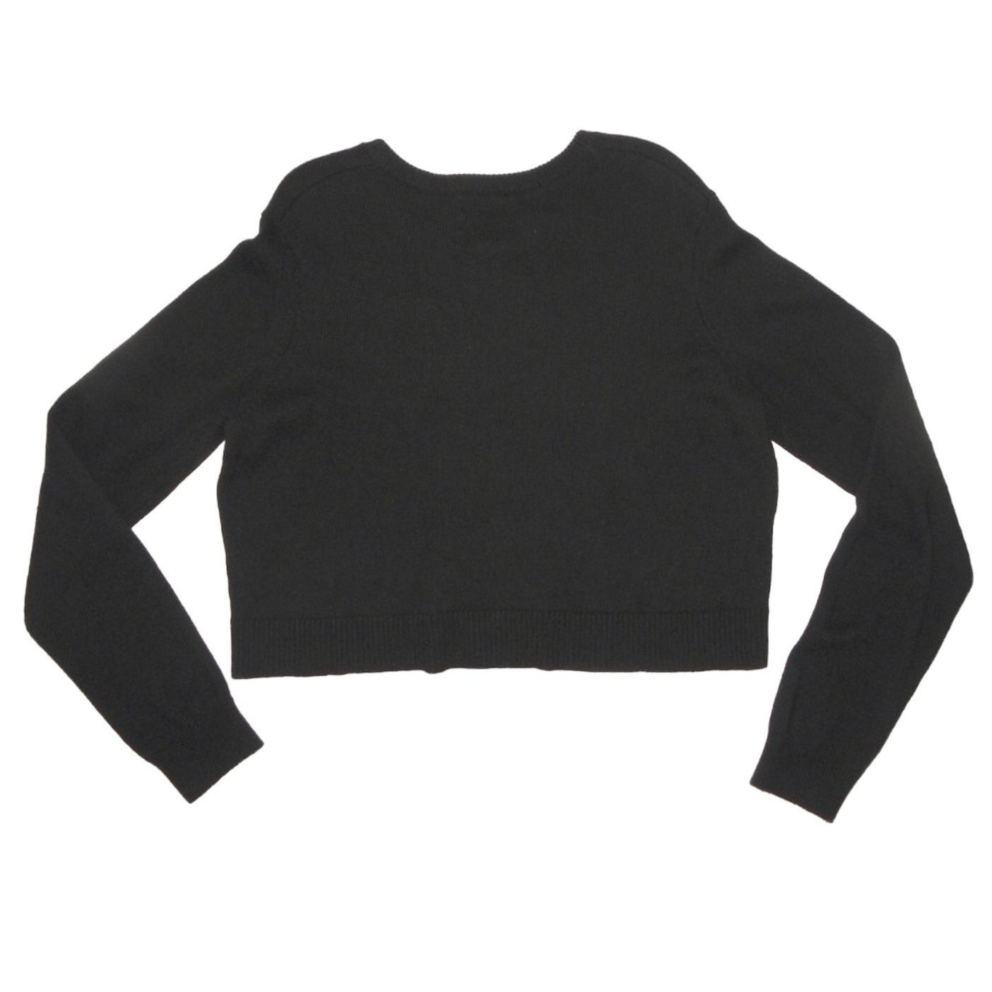 Other NEW Avec les Filles Black Crop Alpaca Blend Sweater XL Size XL / US 12-14 / IT 48-50 - 8 Thumbnail