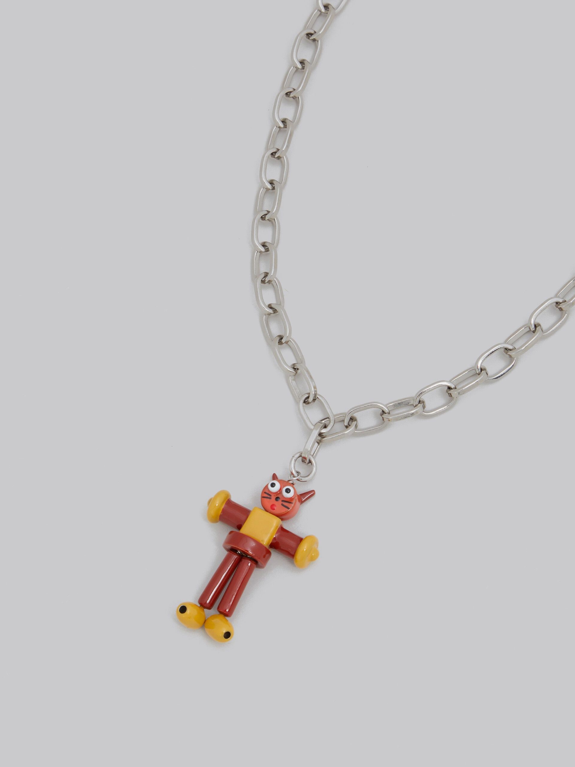 Marni o1w1db10125 Size:OS/ Necklace With Cat Charm in Silver Size ONE SIZE - 3 Thumbnail