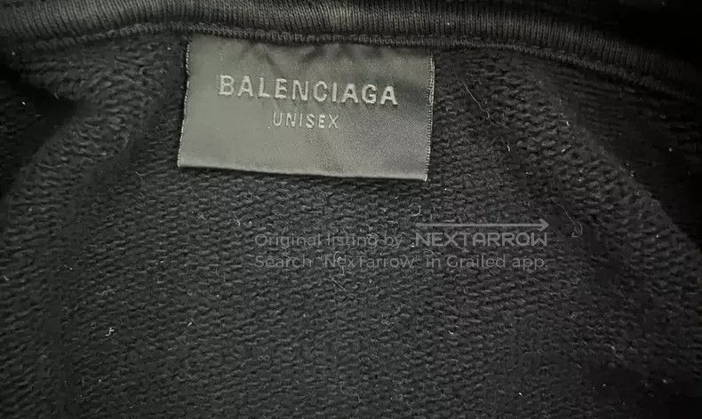 Balenciaga Balenciaga AI-generated hooded sweatshirt Size US M / EU 48-50 / 2 - 3 Thumbnail