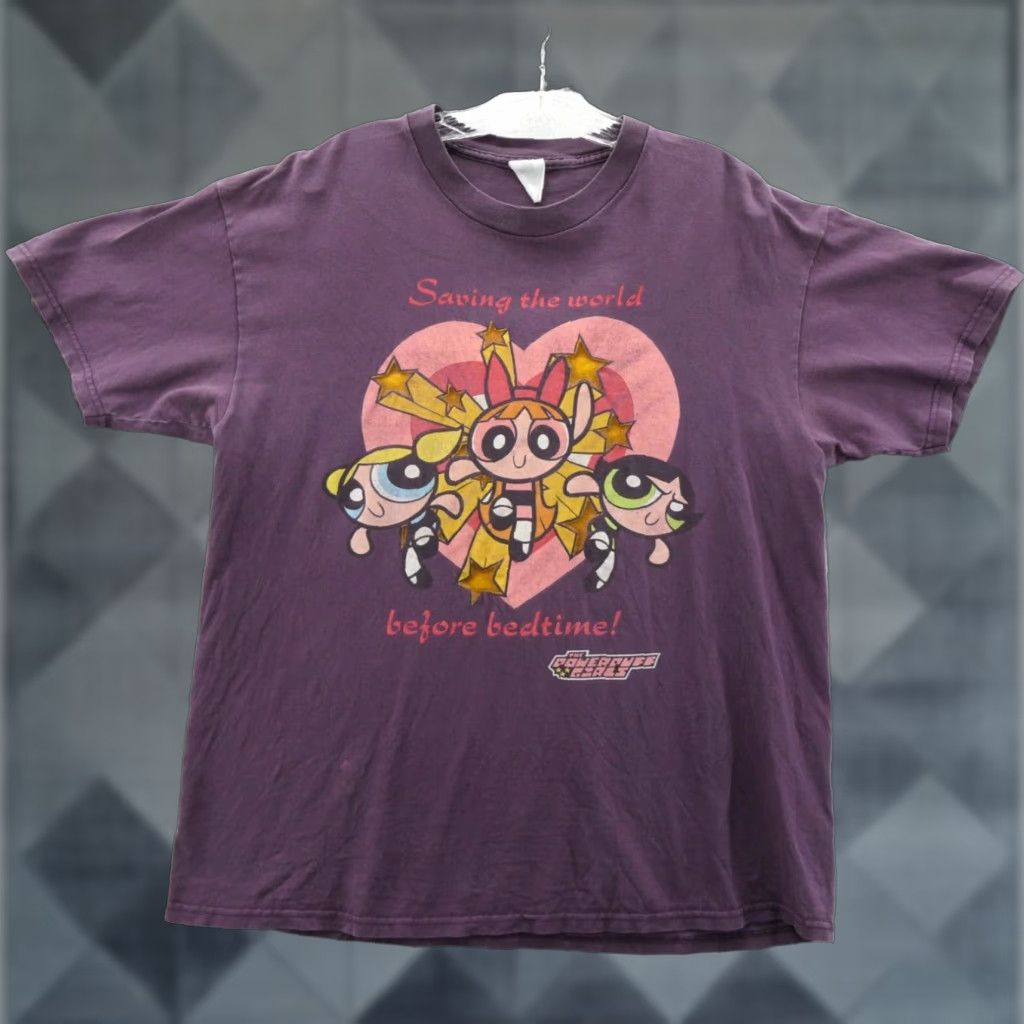 VINTAGE Cartoon Network The Powerpuff Girls Graphic Print Short