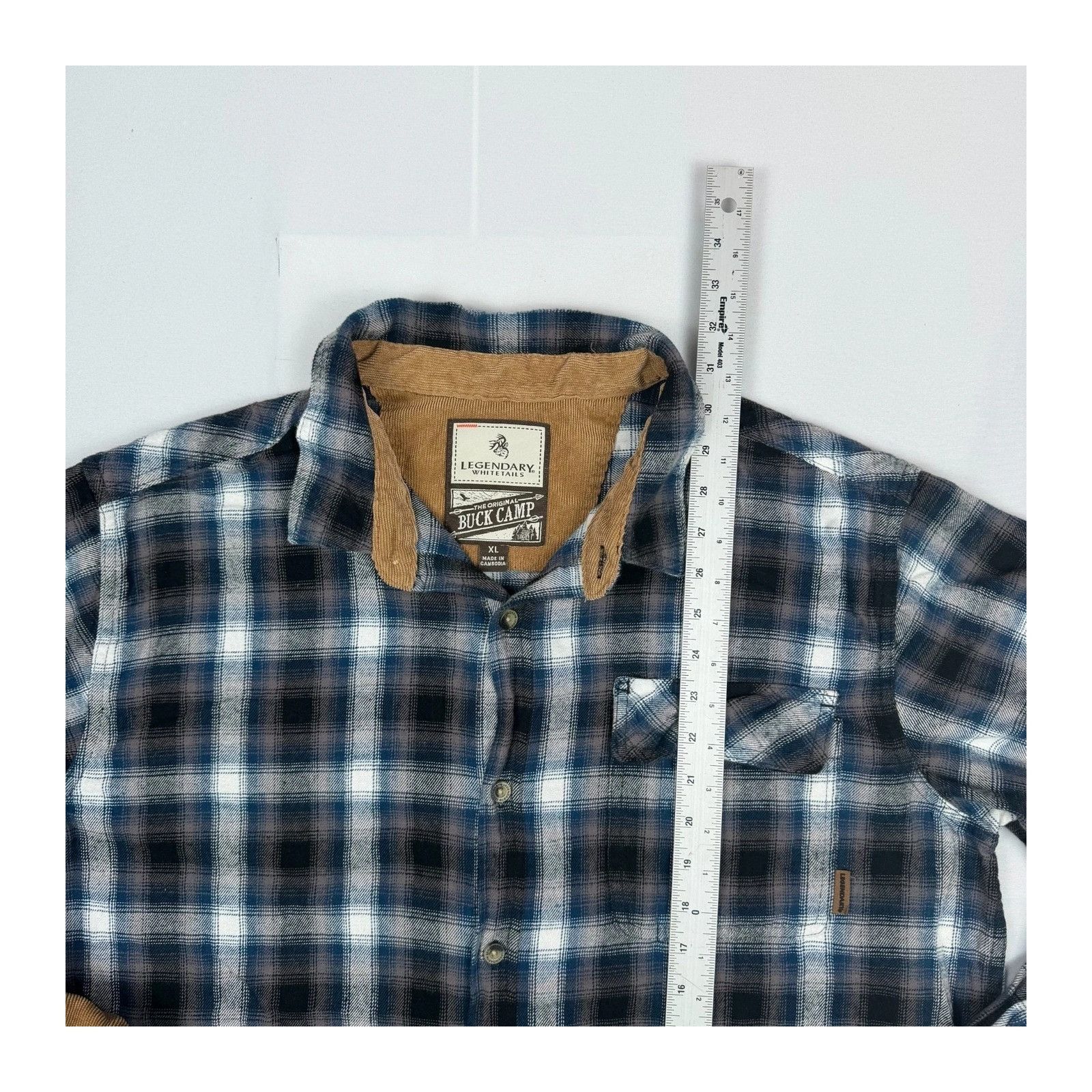 Legendary Goods Legendary Whitetails Buck Camp XL Flannel Shirt Green Brown Size US XL / EU 56 / 4 - 3 Thumbnail
