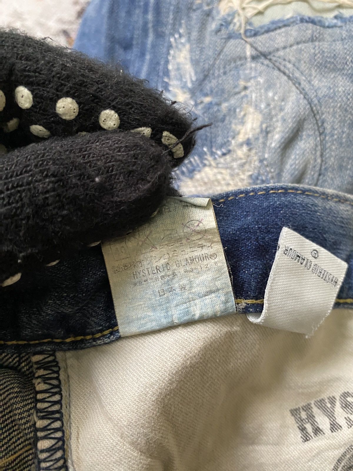 Hysteric Glamour Hysteric Glamour Japan Distressed Patchwork Selvedge Denim Size US 28 / EU 44 - 23 Thumbnail