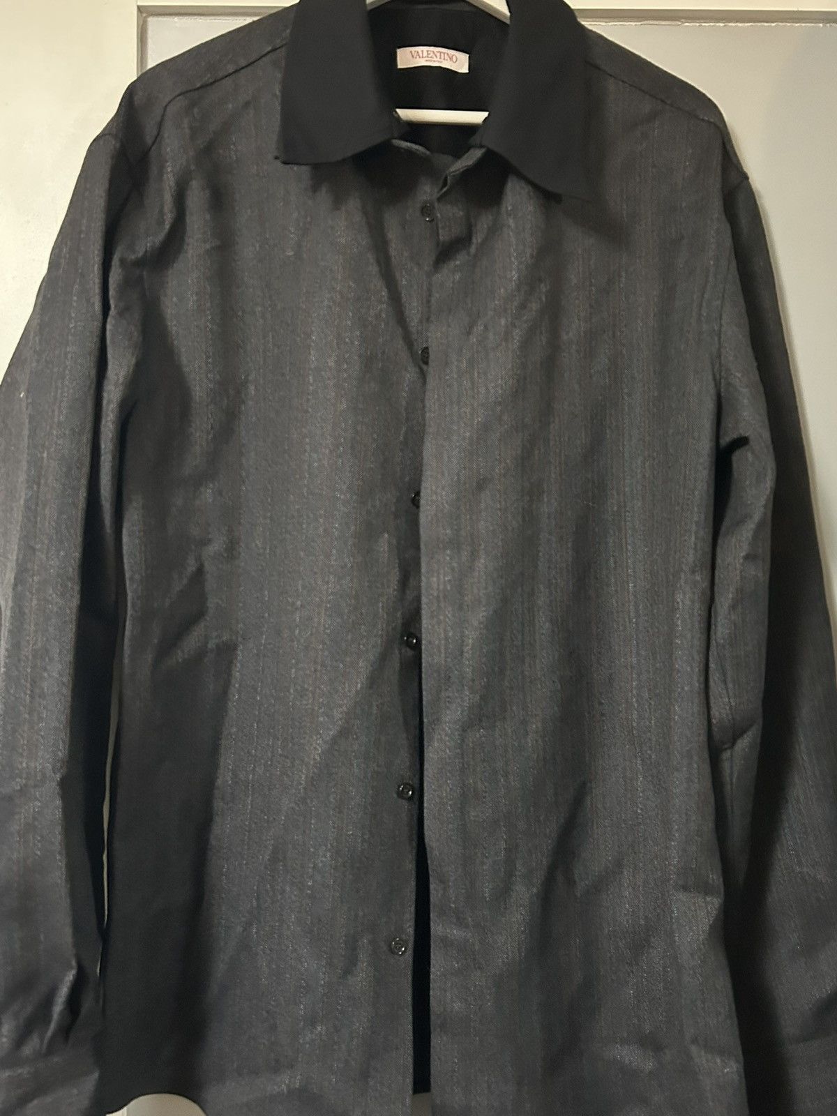 Valentino Valentino wool Double Collar Button Up Size US L / EU 52-54 / 3 - 2 Thumbnail