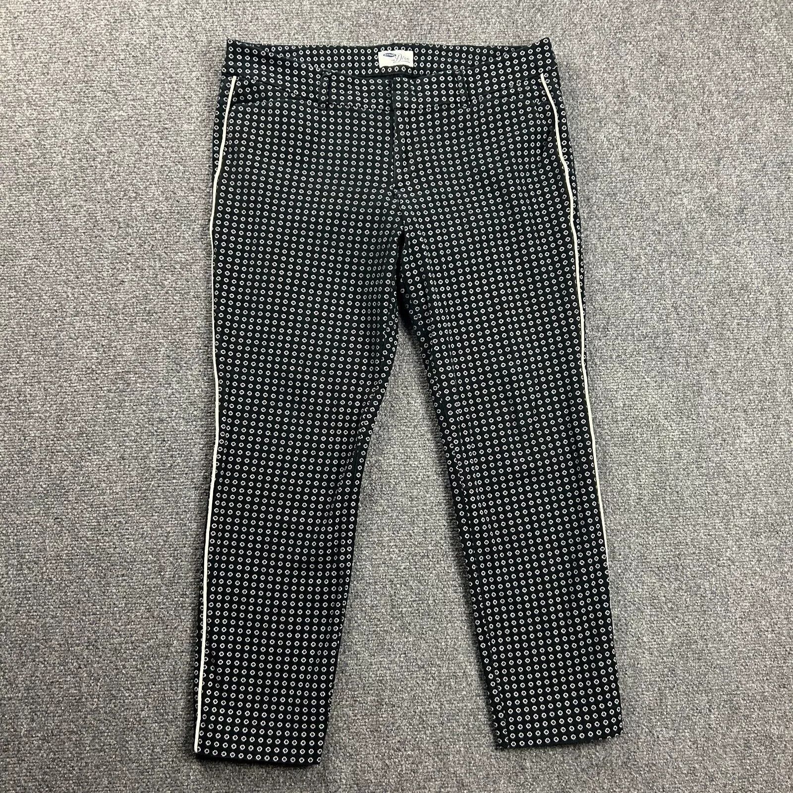 Old Navy Old Navy Pants Womens 12 Diva Geometric Casual Cotton Blend Size 34" / US 12 / IT 48 - 1 Thumbnail