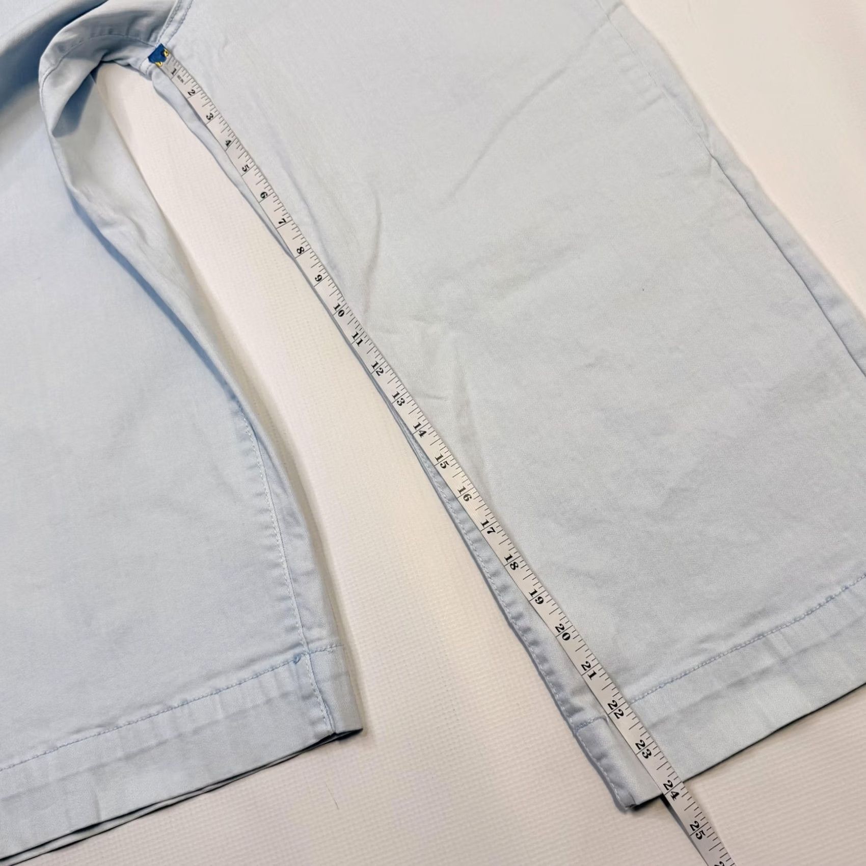 Vintage a.n.a A New Approach Jeans Womens 12 Light Wash Wide Leg Crop High Rise Button Fly Size 34" / US 12 / IT 48 - 4 Thumbnail