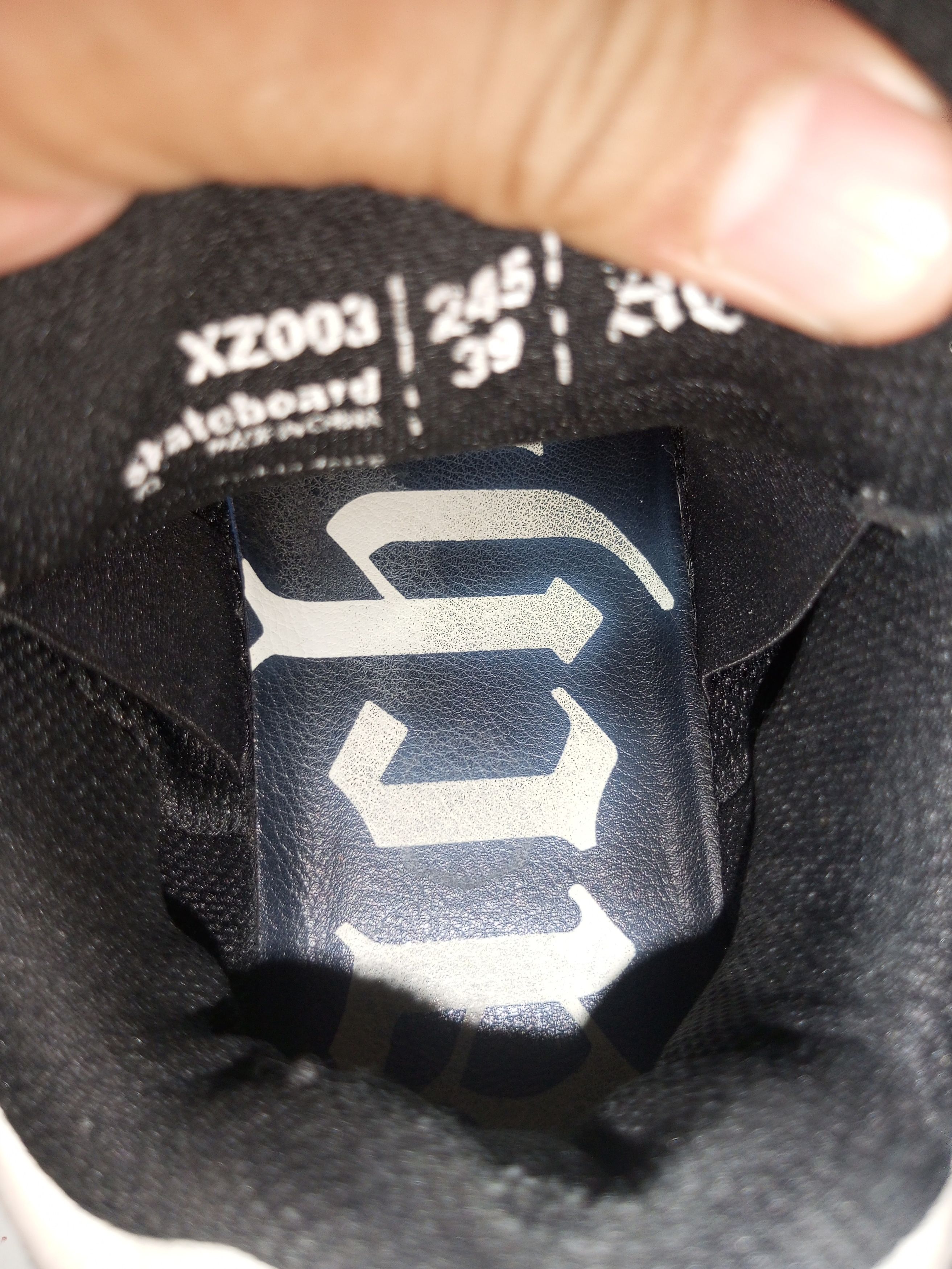 20471120 Achock skateboard mix denim balck & white sneakers Size US 6 / IT 36 - 10 Thumbnail