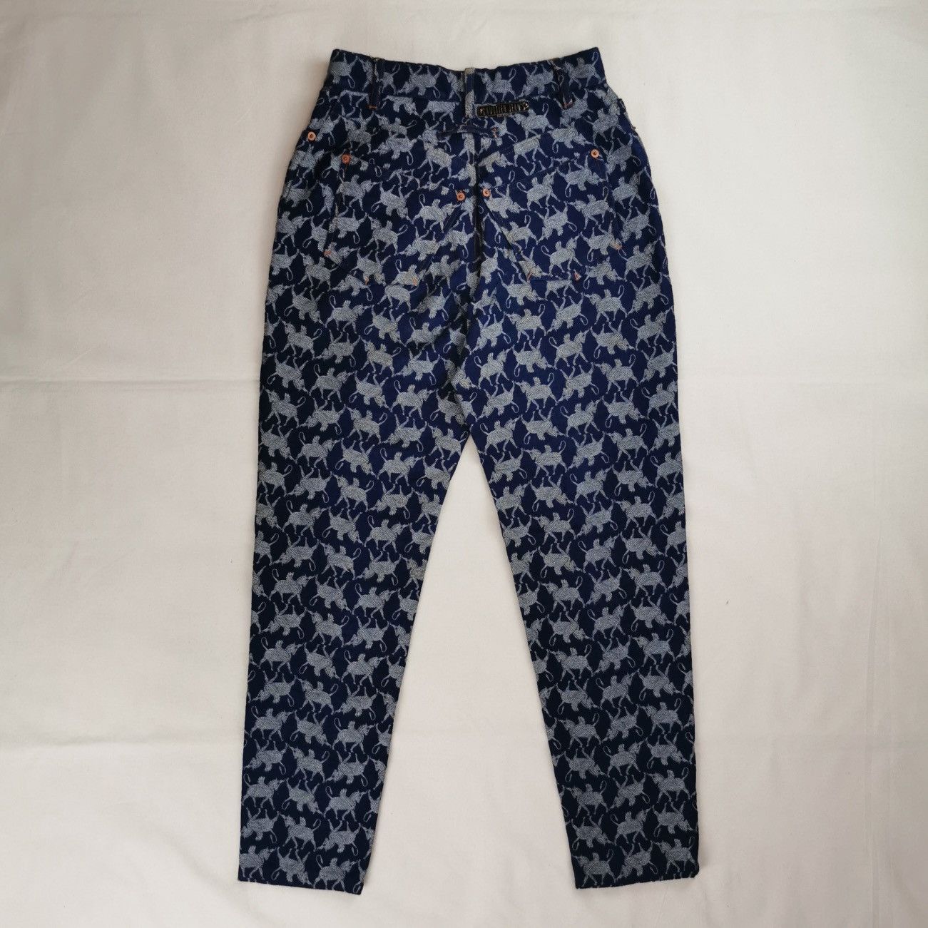 Jean Paul Gaultier AW1994 Jean Paul Gaultier Pegasus Jacquard Jeans Vintage Size 27" / US 4 / IT 40 - 2 Thumbnail