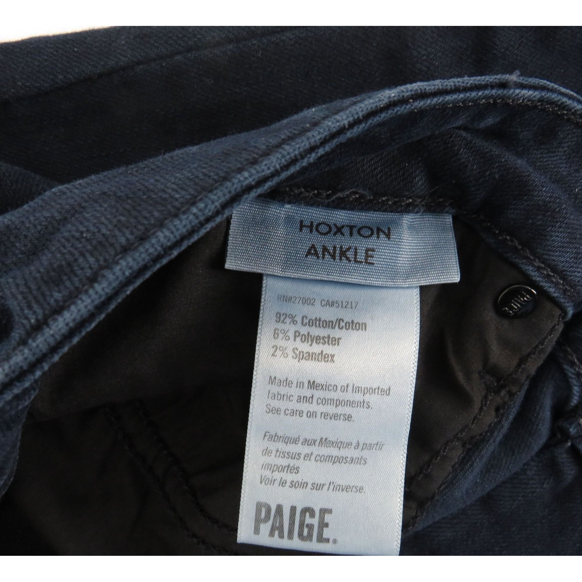 Paige Paige Hoxton Ankle Women's High-Rise Skinny Jeans 34 NWT Size 24" / US 00 / IT 34 - 5 Thumbnail
