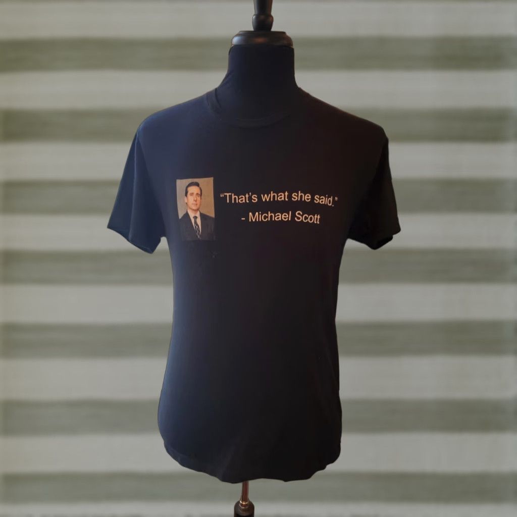 Ripple Junction The Office Men's Michael Scott That's What She Said M T-Shirt Tee Size US M / EU 48-50 / 2 - 1 Thumbnail