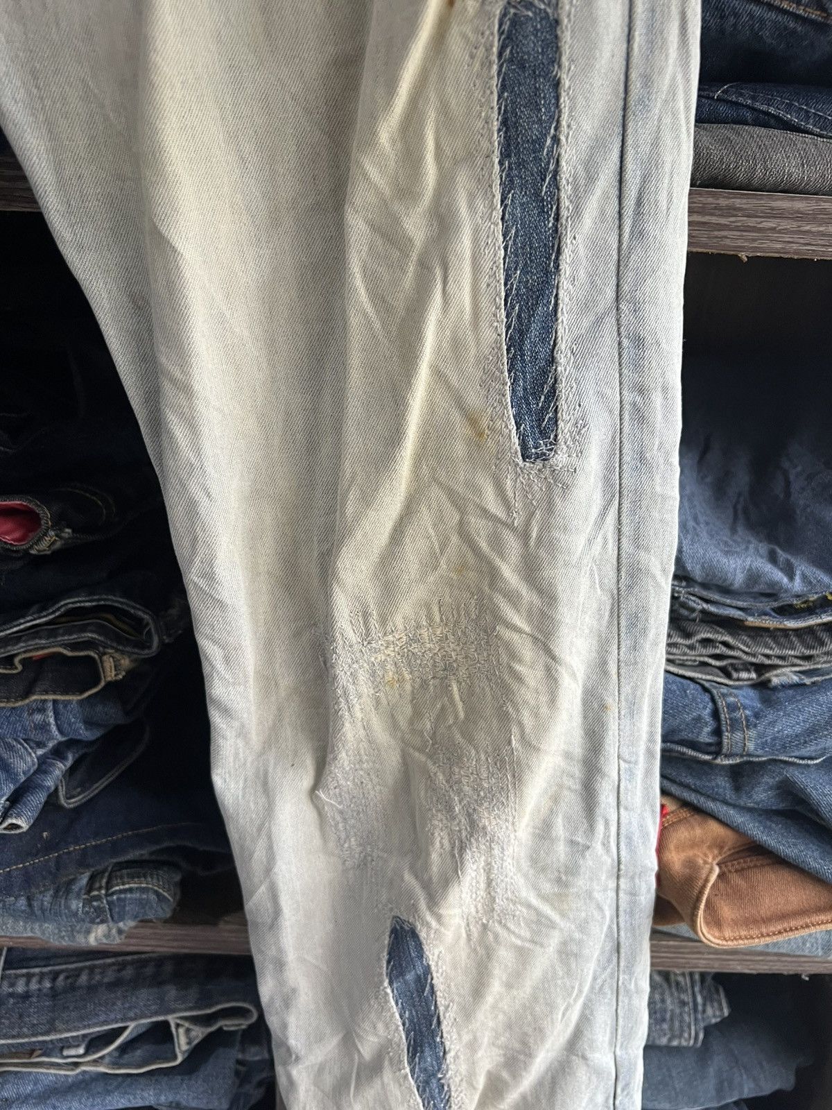 Diesel 🔥Vintage Diesel Industry Made in Italy Distressed Denim Size US 31 - 8 Thumbnail