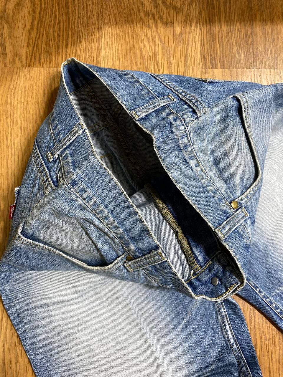 Japanese Brand × Vintage CRAZY Rivington Y2K 90s BAGGY Distressed Dirty Vintage Jeans Size US 32 / EU 48 - 13 Thumbnail