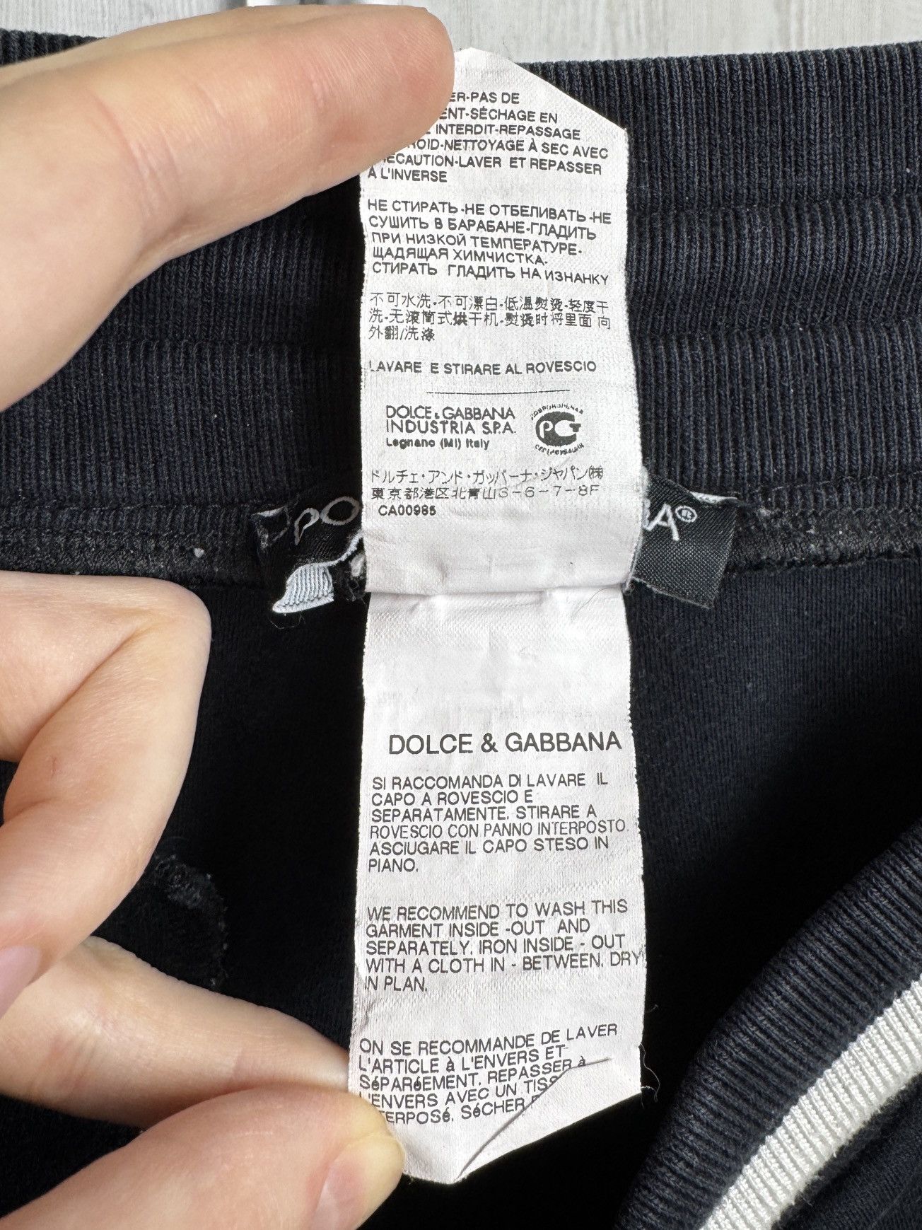 Dolce & Gabbana Dolce & Gabbana Italia Black White Stripes Sweat Track pants Size US 32 / EU 48 - 13 Thumbnail