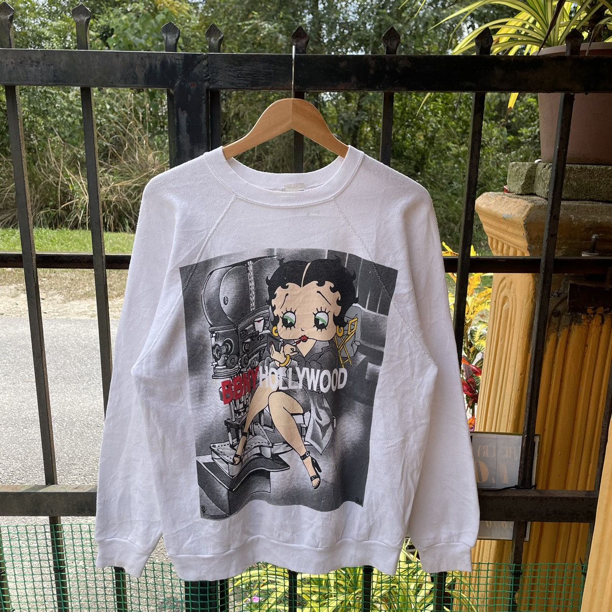 Vintage 🔥Vintage 80s Betty Boop Promo Poster Pullover Sweatshirts Size US M / EU 48-50 / 2 - 1 Thumbnail