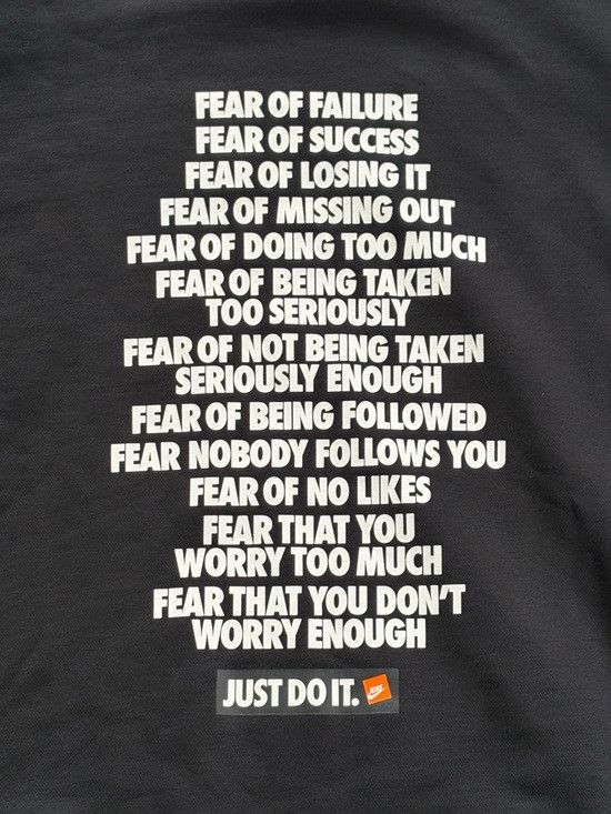 Nike Nike Just Do It Motivational Graphic Sweatshirt Black White Size M / US 6-8 / IT 42-44 - 3 Thumbnail