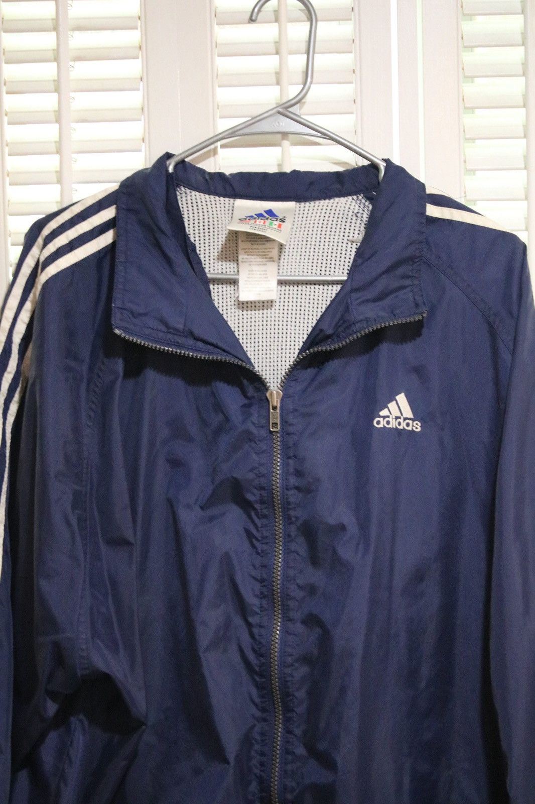 Adidas Adidas Vintage Men's Jacket 90s Blue Track Jacket Size US XL / EU 56 / 4 - 3 Thumbnail