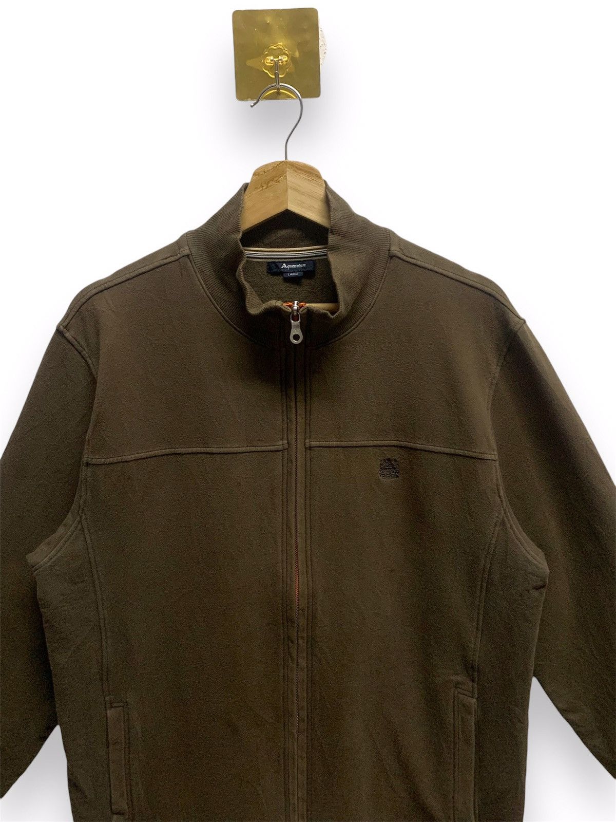 Aquascutum × Designer × Vintage Vintage Aquascutum Sweater Zipper Size US M / EU 48-50 / 2 - 2 Thumbnail