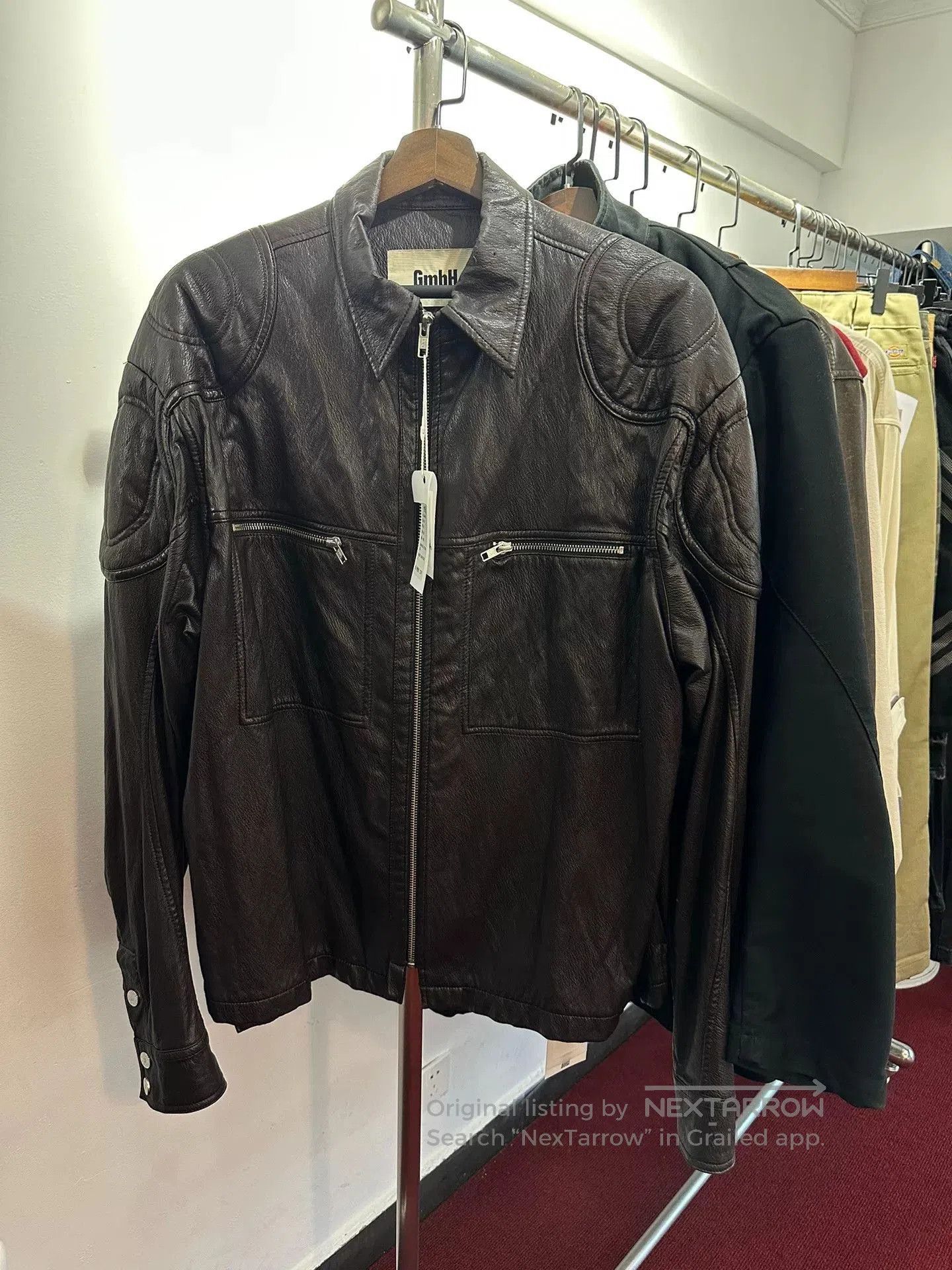 GmbH GMBH Runway Vintage Leather Jacket. Size US M / EU 48-50 / 2 - 1 Thumbnail