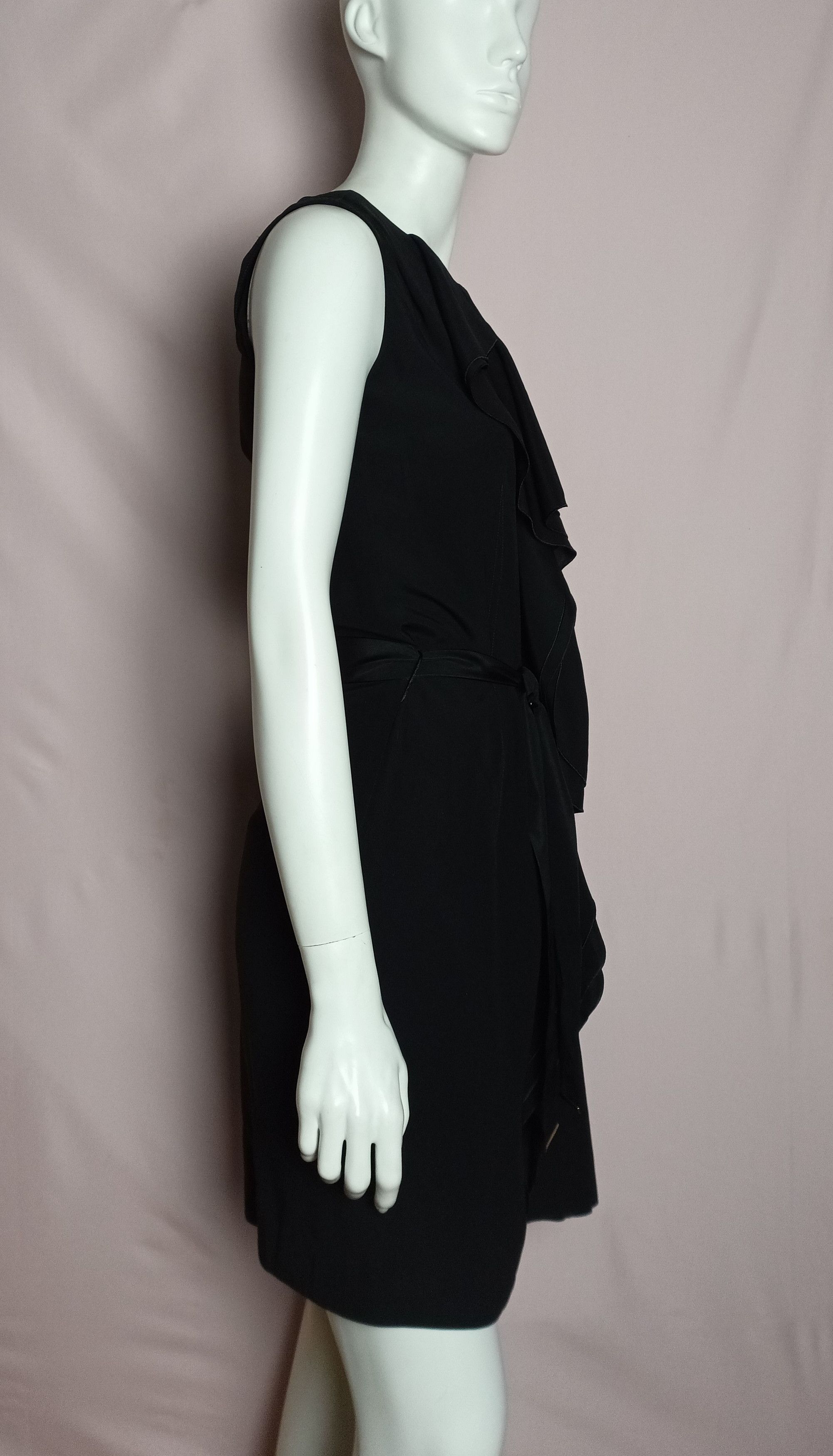 Louis Vuitton Louis Vuitton Elegant Black Silk Dress FR34 / US 2 Size XS / US 0-2 / IT 36-38 - 2 Thumbnail