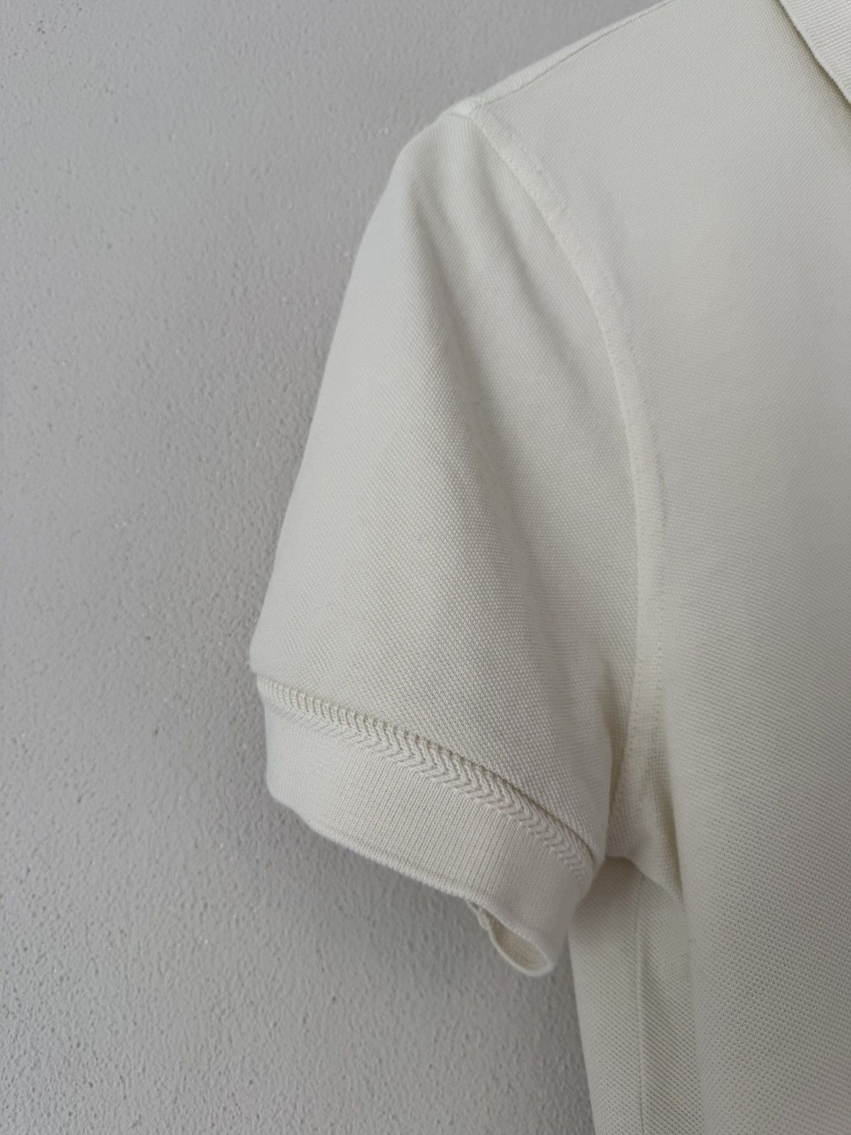 Tom Ford Tom Ford Classic Ivory Piqué Polo Shirt Size US M / EU 48-50 / 2 - 4 Thumbnail