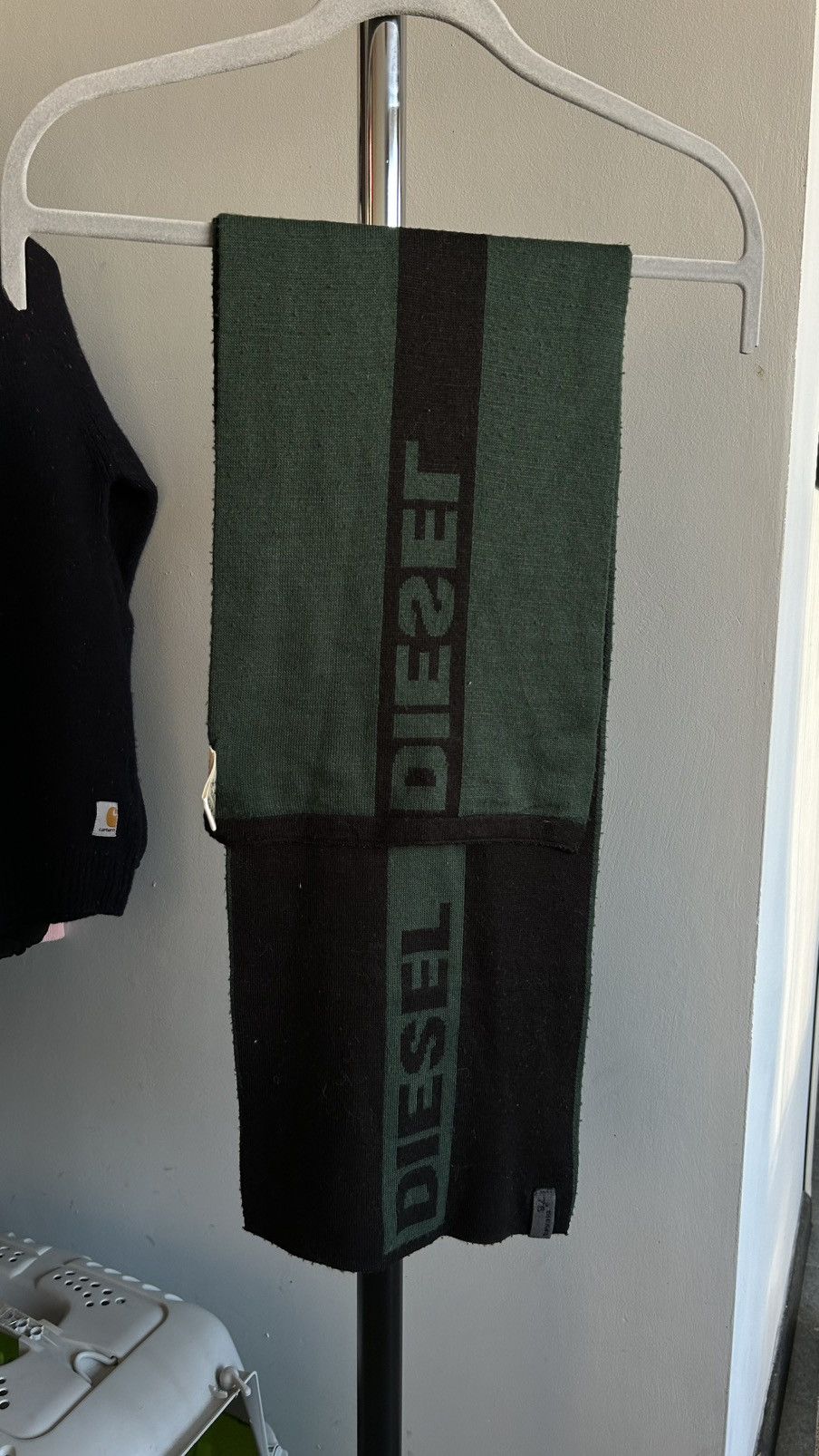 Diesel × Vintage Diesel vintage scarf big logo streetwear Size ONE SIZE - 3 Thumbnail