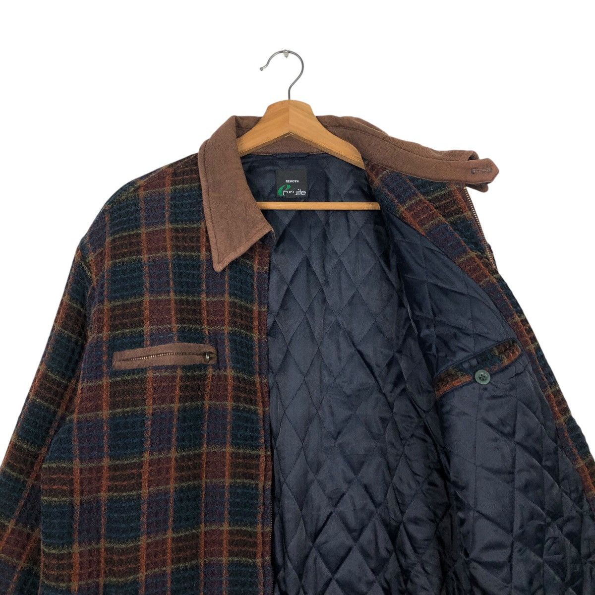 Japanese Brand 📌Vintage Wool Work Jacket Renown Tartan Design Issey Miyake Size US M / EU 48-50 / 2 - 13 Thumbnail