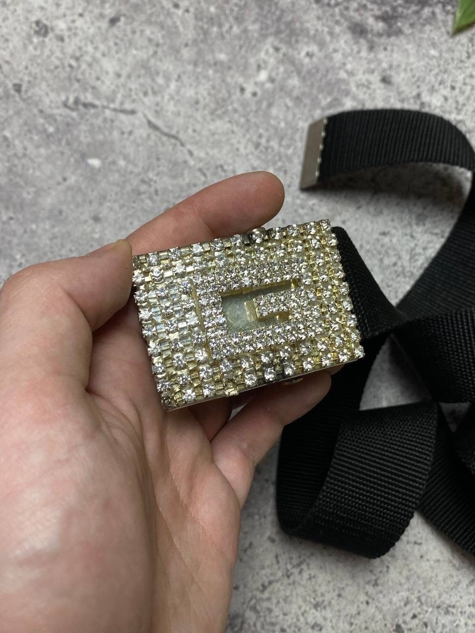 Japanese Brand × Vintage Crazy Y2k G Belt Crystal Logo Belt Japanese Viper Style 90’s Size ONE SIZE - 6 Thumbnail