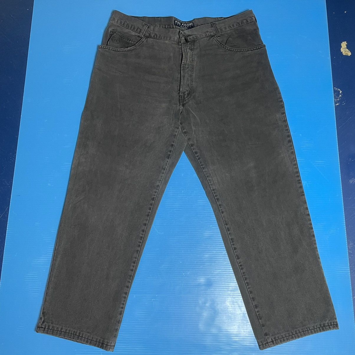 Pal Zileri Pal Zileri Men's Straight Jeans in Charcoal Gray size 38 Size US 38 / EU 54 - 1 Thumbnail