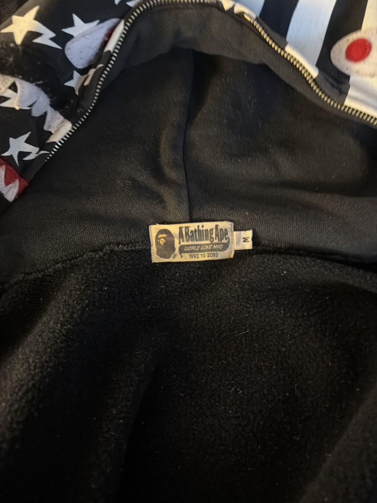 Bape Bape full zip shark hoodie Size US M / EU 48-50 / 2 - 5 Thumbnail