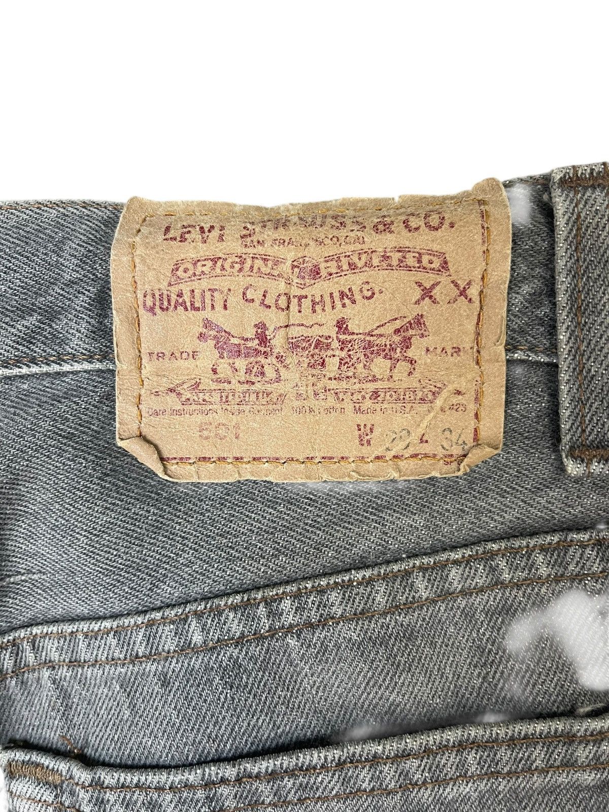 Levi's Vintage Clothing Vintage Levis 501 Straight Cut Streetwear Size US 29 - 4 Thumbnail