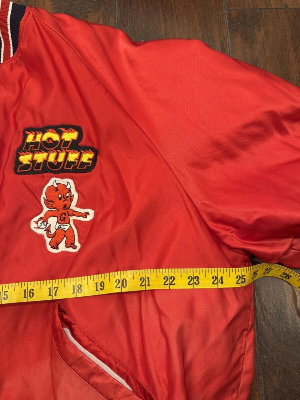 Other VTG Butwin Red Varsity Jacket Retro Custom Patches Men's L Size US L / EU 52-54 / 3 - 8 Thumbnail