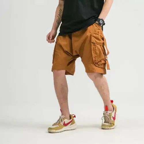 Japanese Brand × Jean 20SS Indigo Union Japan Brown Worker Shorts Size US 32 / EU 48 - 2 Thumbnail
