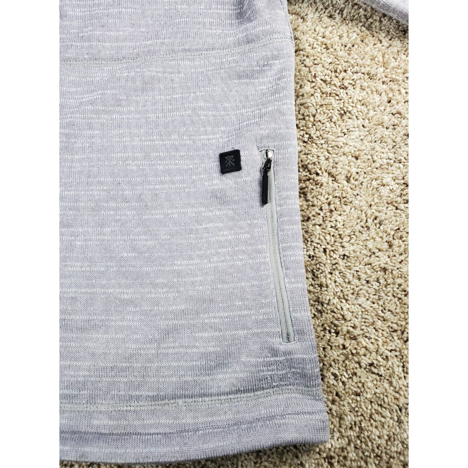 Roark Roark Roadrunner Hoodie XL Mens Gray Full Zip Fleece Outdoor Outdoor All Seasons Zip Mock Neck Pocket Logo Distressed? Size US XL / EU 56 / 4 - 7 Thumbnail