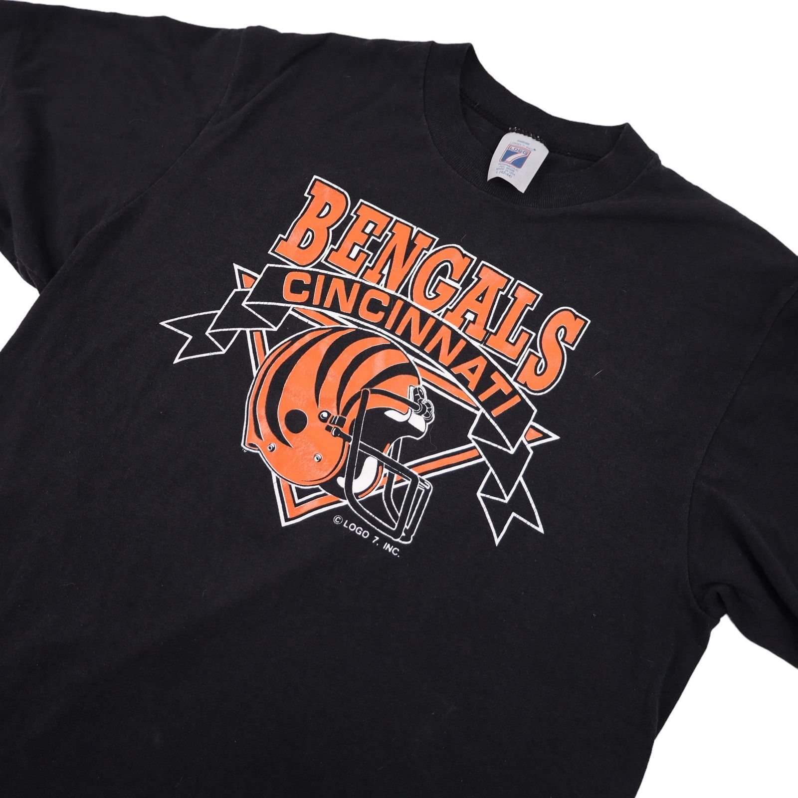 NFL × Vintage Vintage Logo 7 Cincinnati Bengals Graphic T Shirt Size US L / EU 52-54 / 3 - 2 Thumbnail