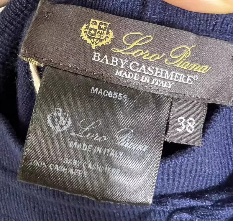 Loro Piana LORO PIANA Blue trousers with little sheep fur Size 25" / US 0 / IT 36 - 2 Thumbnail