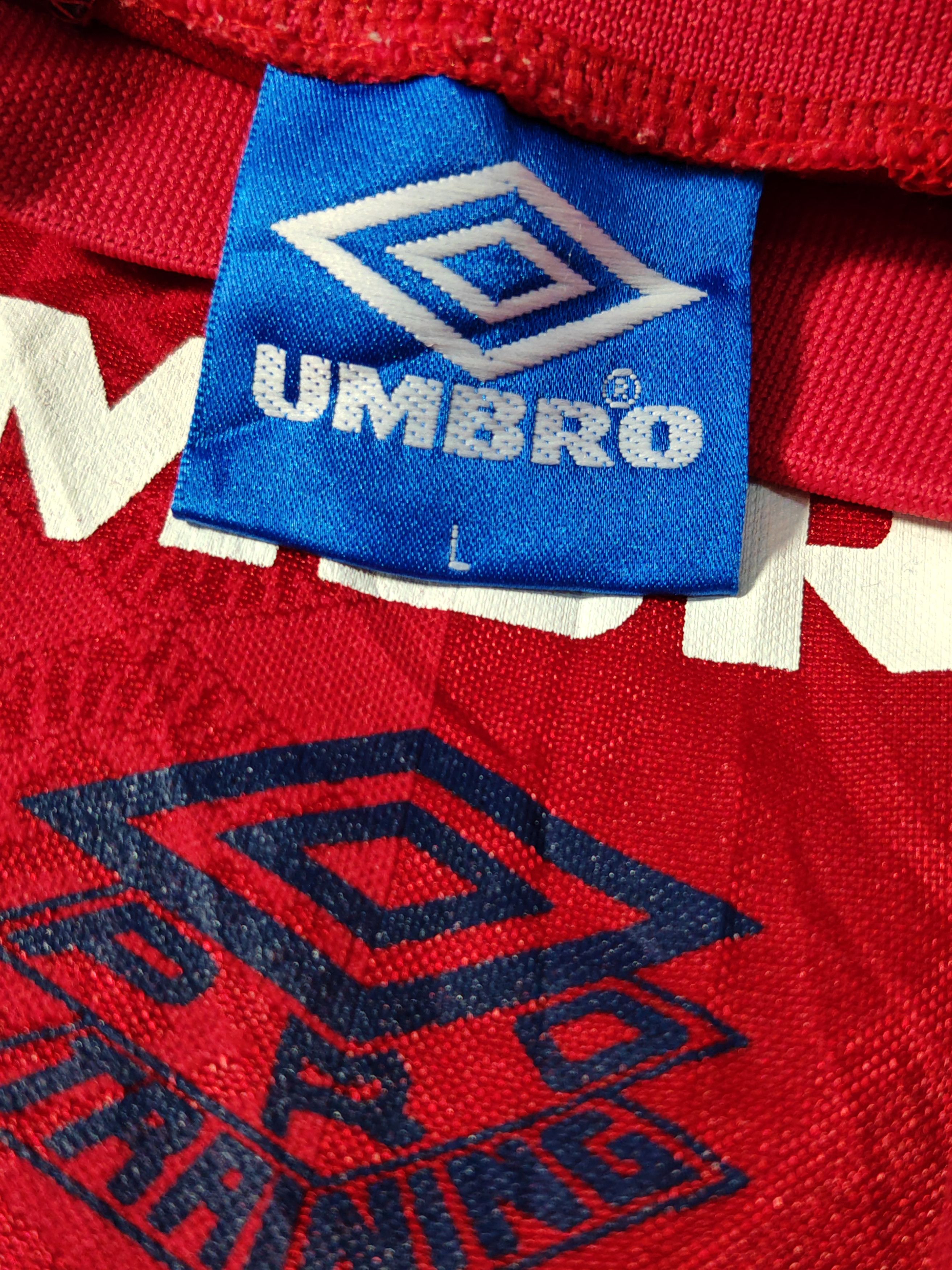 Umbro Vintage 90s Umbro Pro Training Man Utd size Large Size US L / EU 52-54 / 3 - 3 Thumbnail