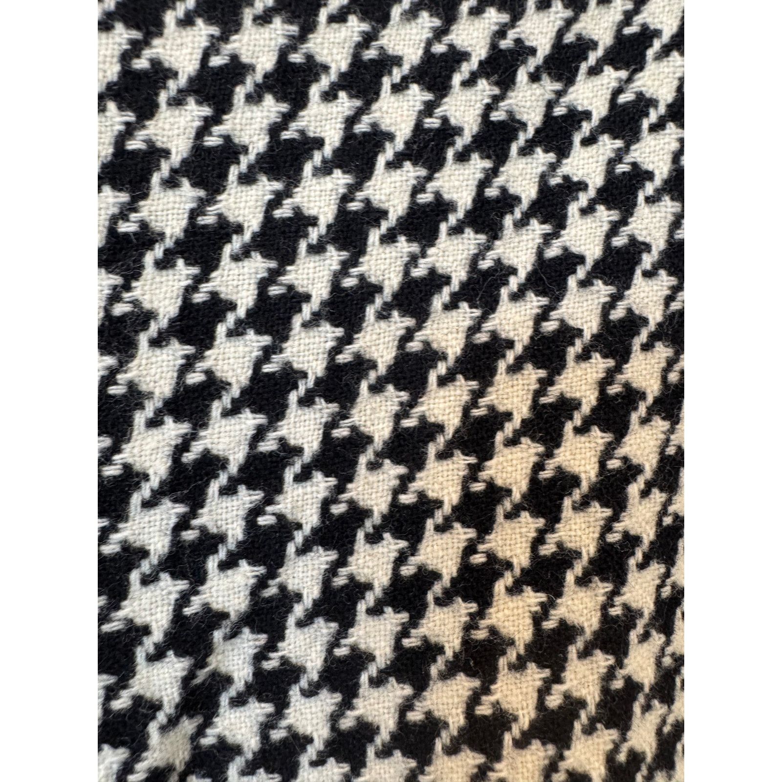 Trina Turk Trina Turk Houndstooth Wool Plaid Cropped Flare Pants Size 27" / US 4 / IT 40 - 3 Thumbnail