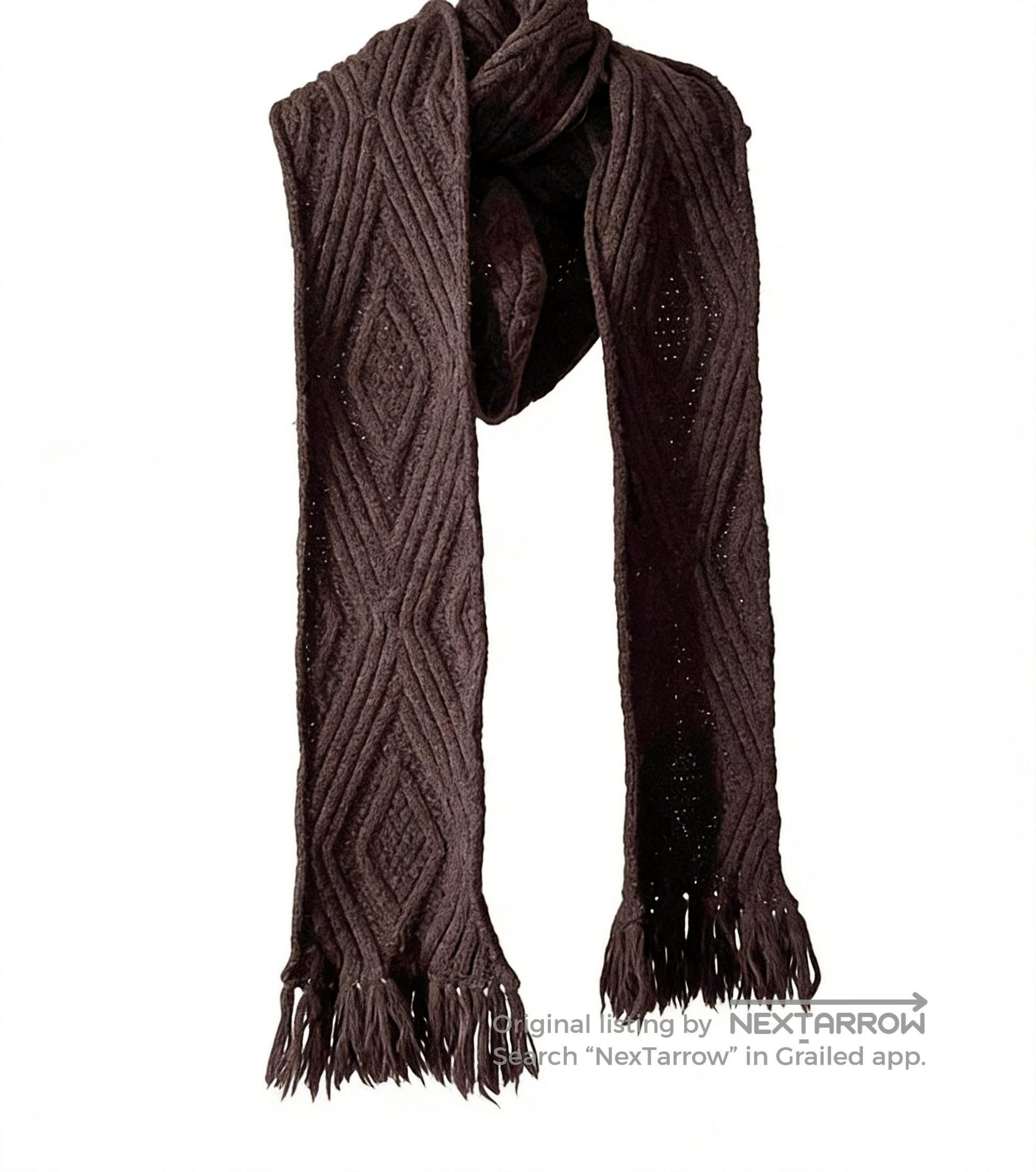 Number (N)ine Number Nine 09AW Silver Scarf. | Grailed