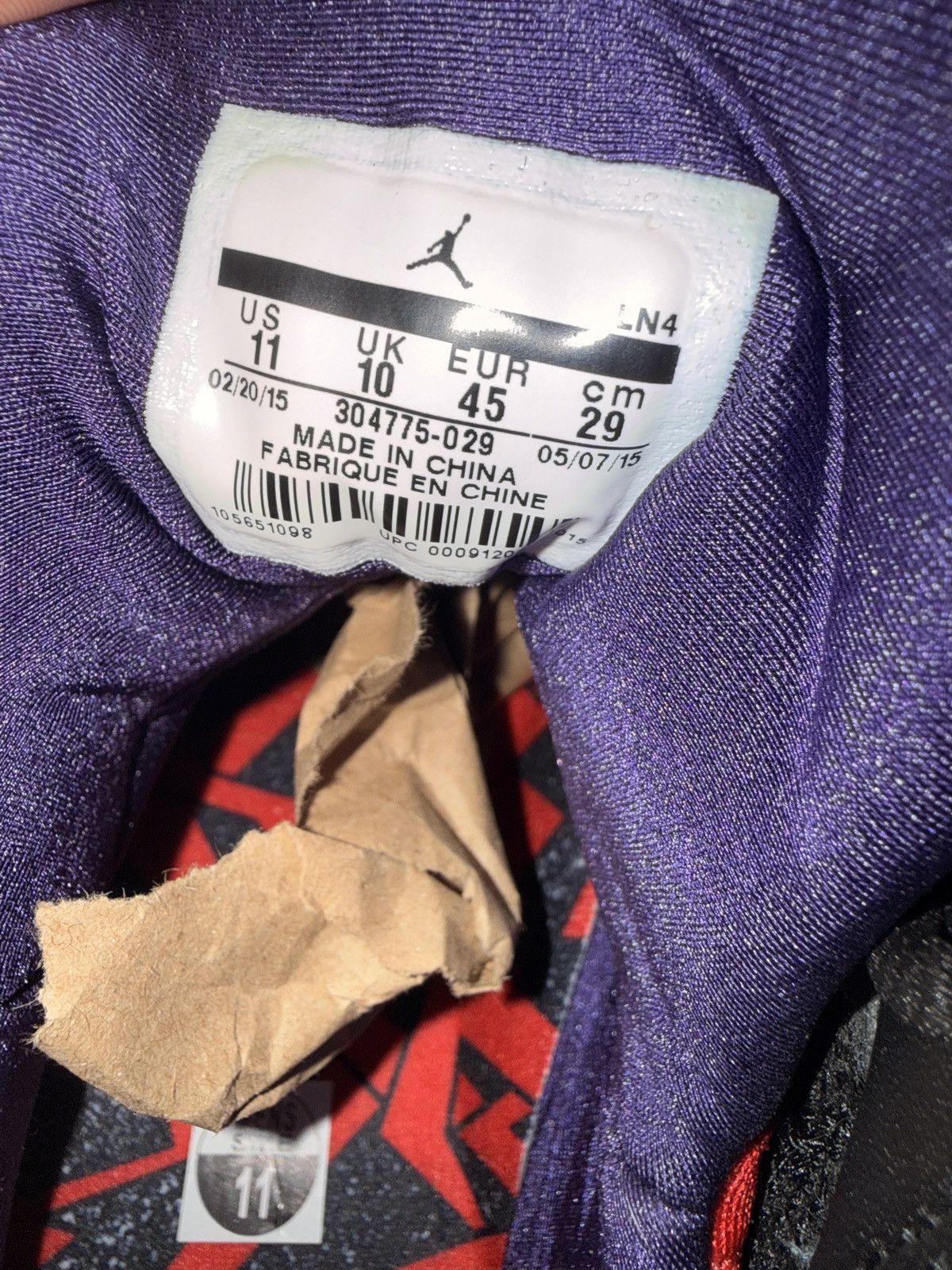Jordan Brand Jordan 7 Retro Marvin the Martian (New/Never Worn) Size US 11 / EU 44 - 5 Thumbnail