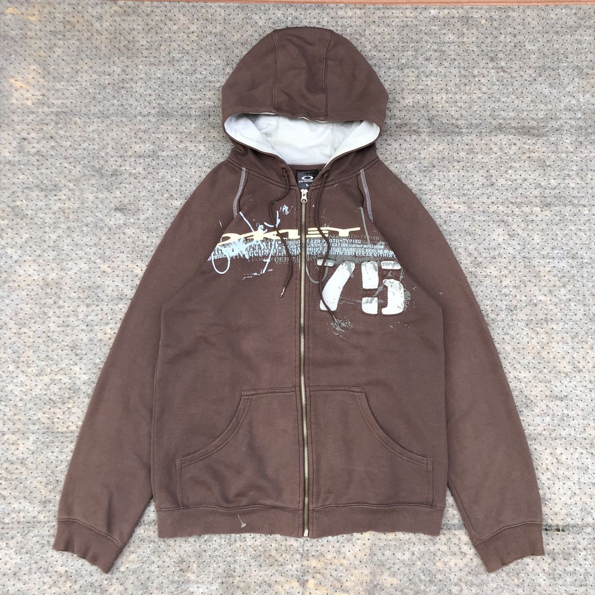 Oakley × Vintage Vintage y2k Oakley Zipp Hoodie Size US L / EU 52-54 / 3 - 8 Thumbnail