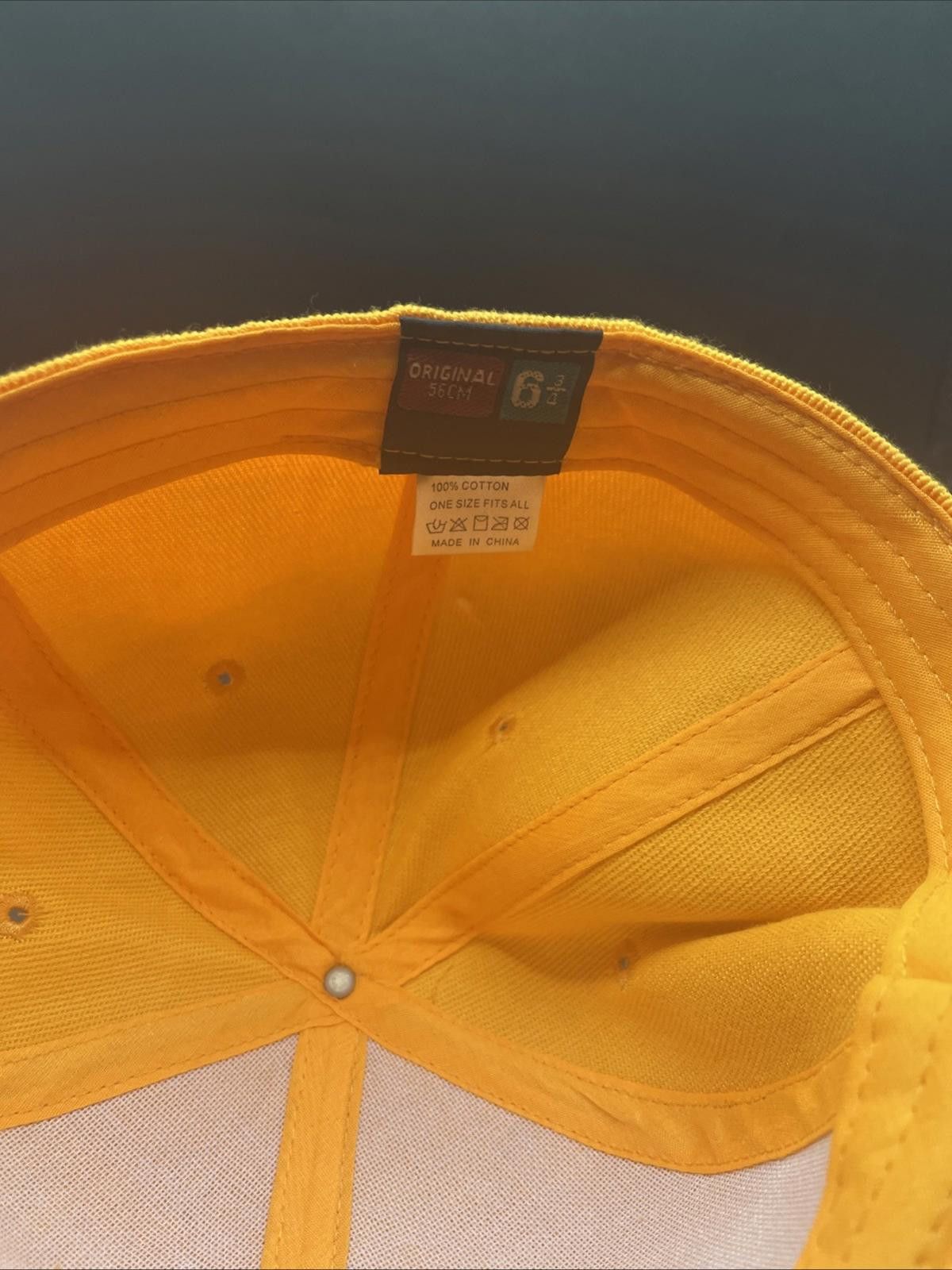 Logo 7 90’s Pittsburgh Steelers Yellow Hat Cap Snap Back Size ONE SIZE - 5 Thumbnail