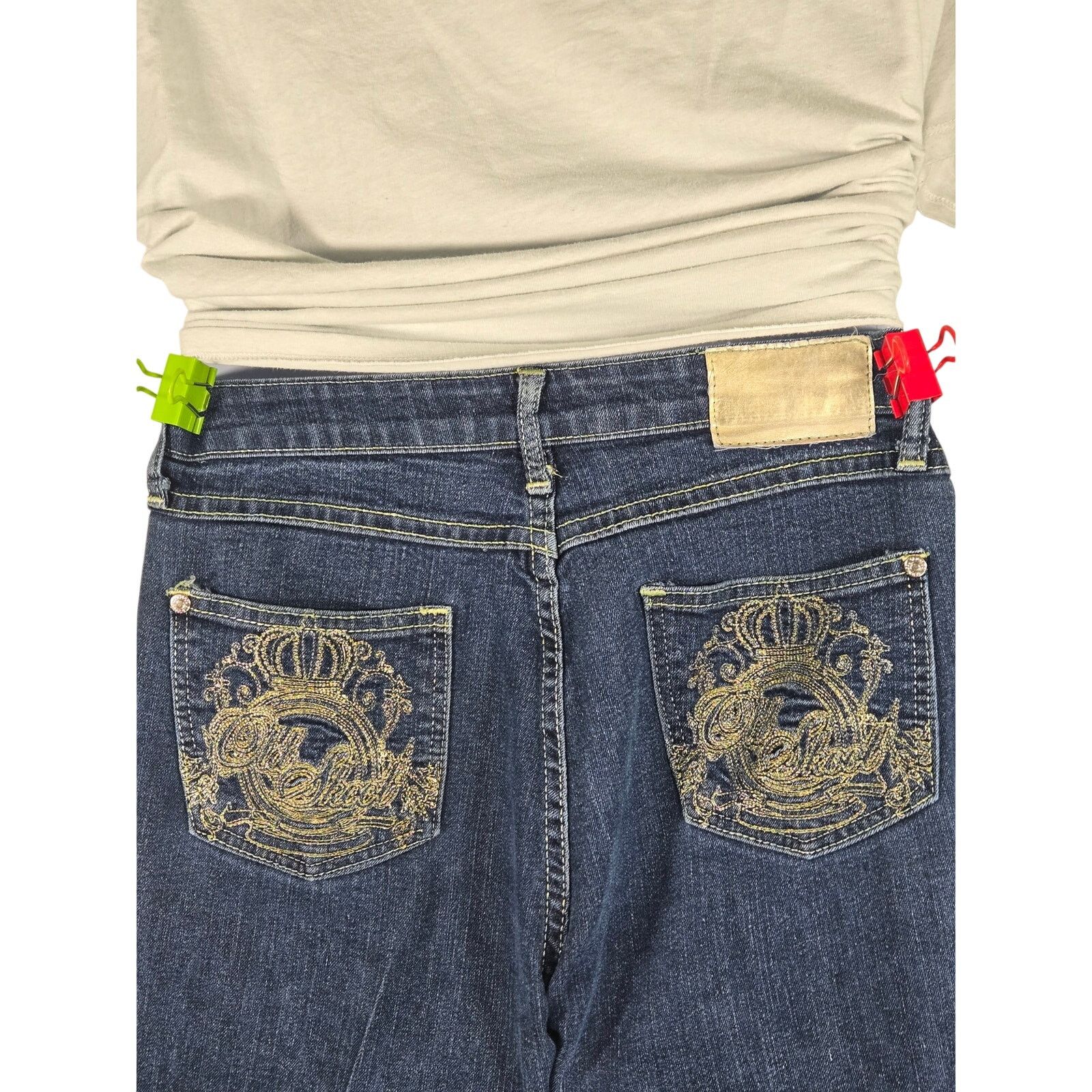 Other Vintage Y2K Old Skool Boot Cut Jeans Size 11/12 Size 34" / US 12 / IT 48 - 6 Thumbnail