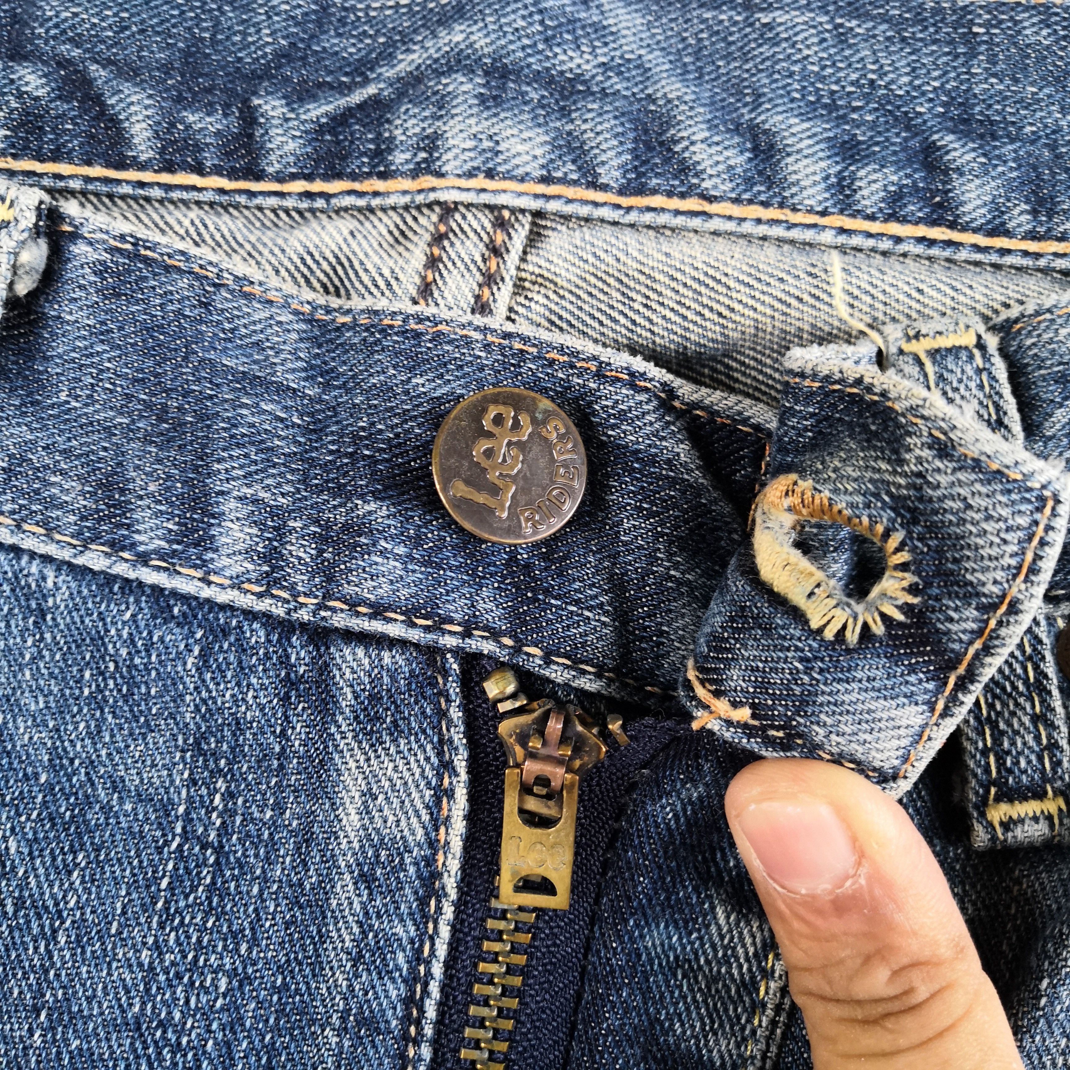 Lee Vintage 80s Lee Denim Lee Distressed Jeans Lee Rusty Pants Size US 30 / EU 46 - 7 Thumbnail