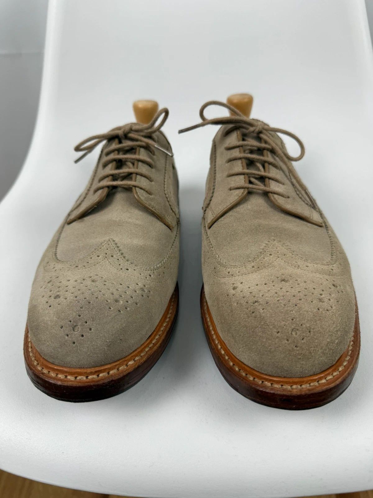 Clarks Clarks Craftmaster Suede Derby Shoes Brogue size UK9.5 Size US 10.5 / EU 43-44 - 5 Thumbnail