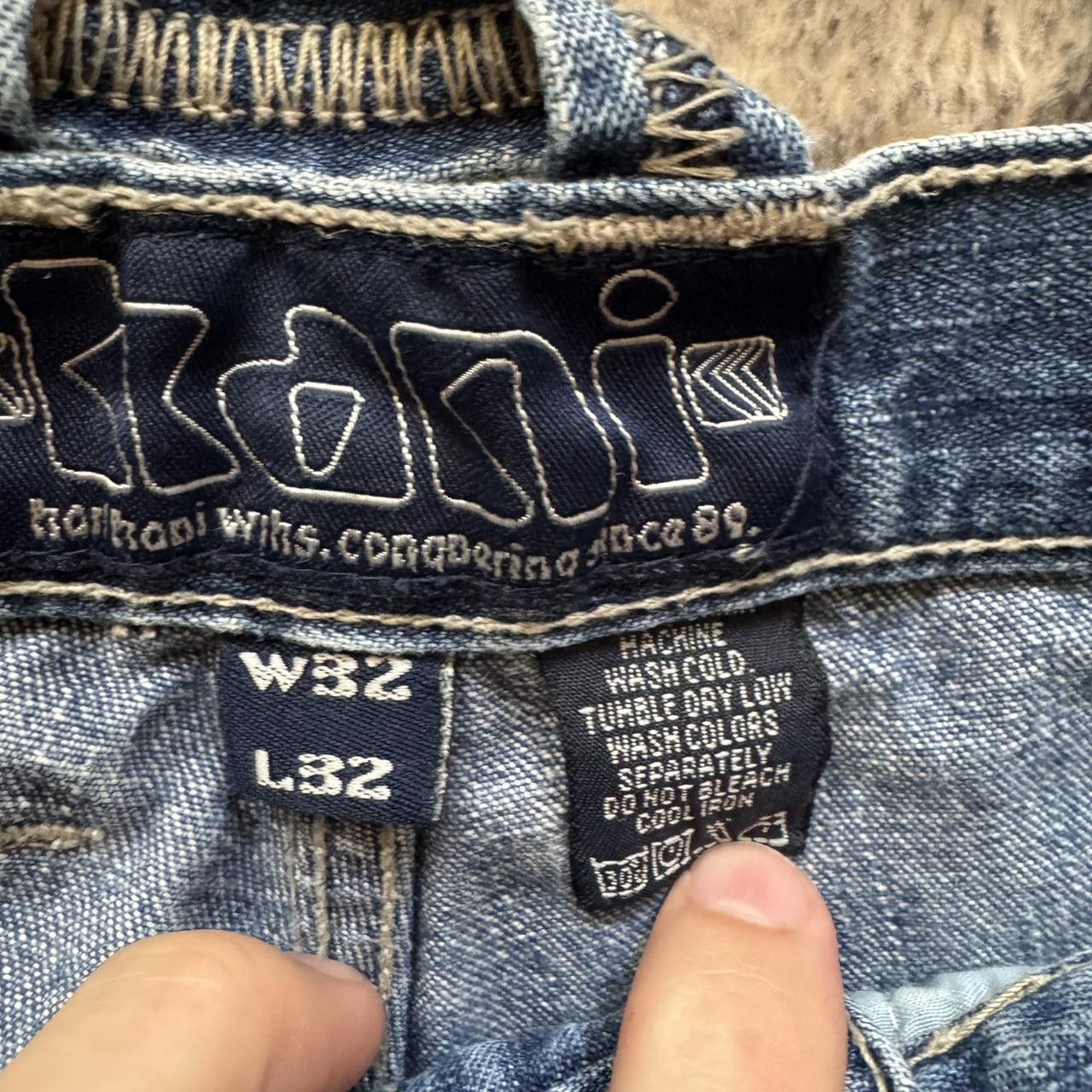 Vintage Vintage 90s Karl Kani Carpenter Style Baggy Jeans Size US 32 / EU 48 - 4 Thumbnail