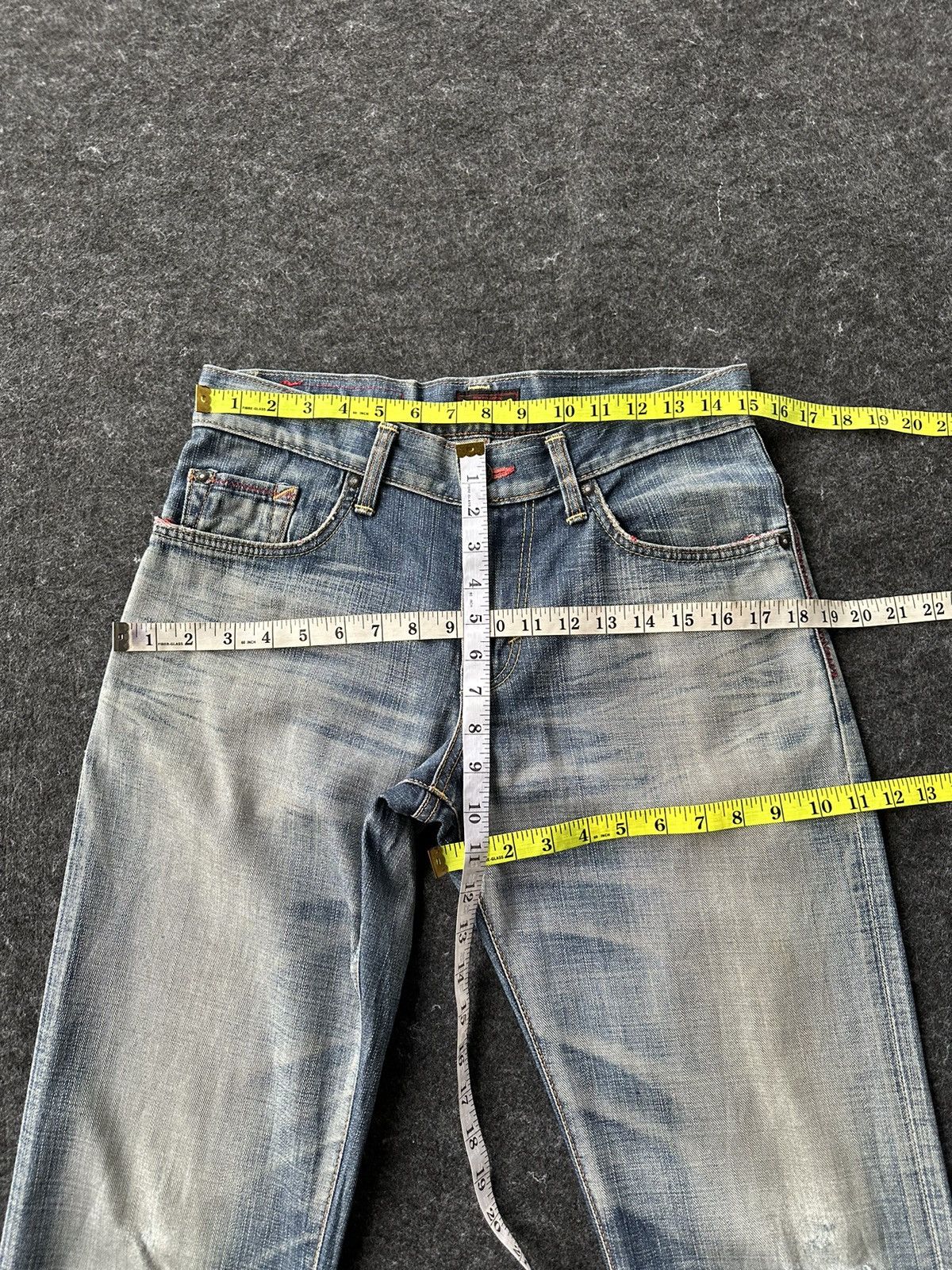 Edwin Edwin Blue Trip Japan Faded Washed Vintage Denim D511 Size US 29 - 10 Thumbnail