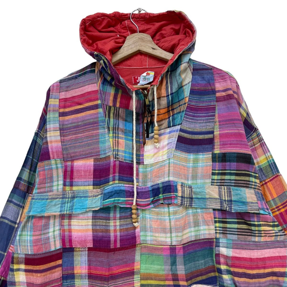 Japanese Brand × Vintage 💥Japanese Brand Pacthwork Joujou Anorak Reversible Jacket Size US M / EU 48-50 / 2 - 3 Thumbnail