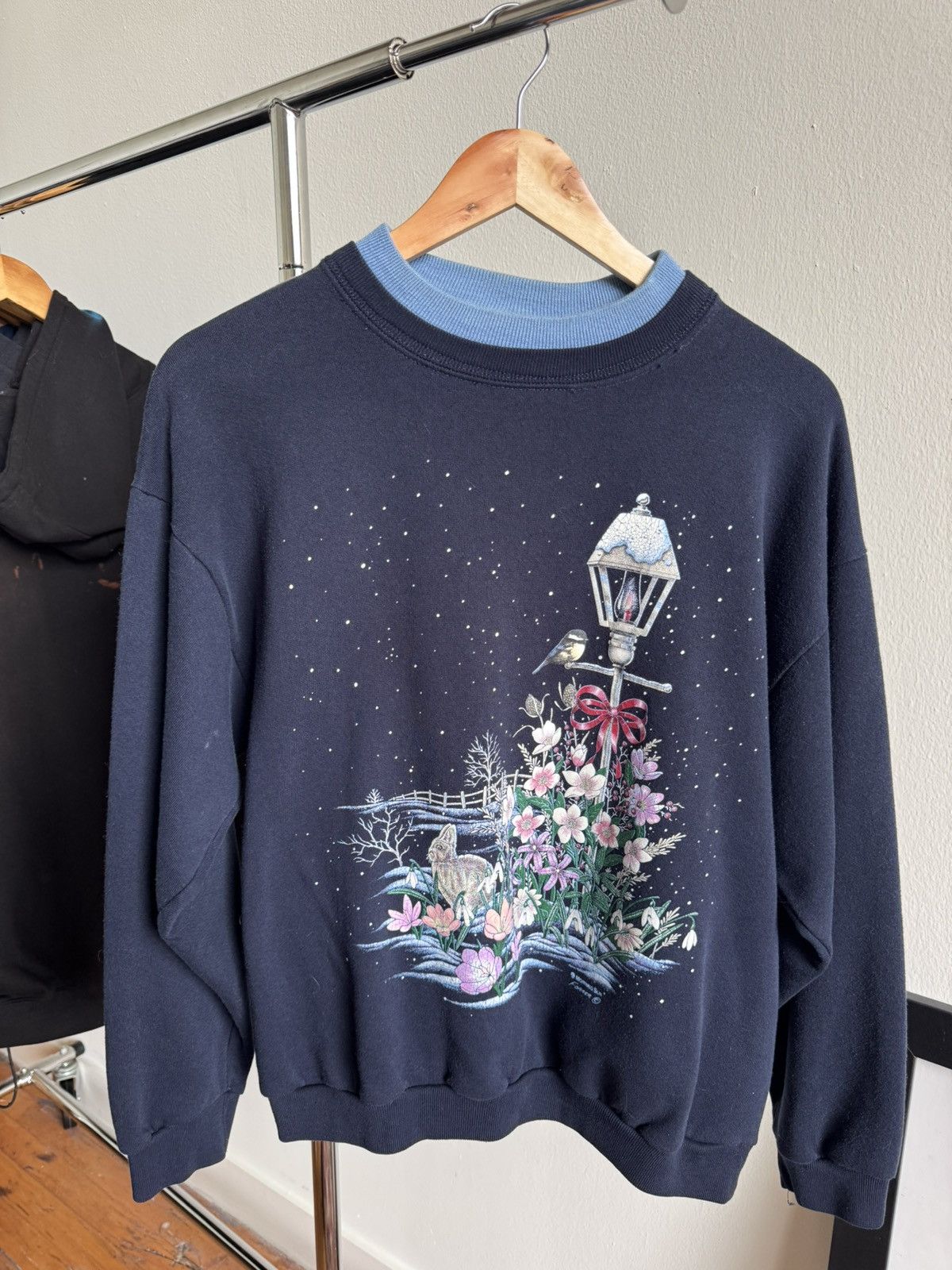 Vintage Vintage Grandma Snow Scene Sweater Size US M / EU 48-50 / 2 - 1 Thumbnail