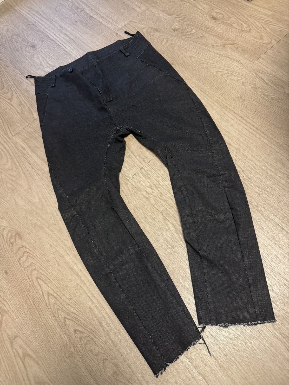 Masnada Masnada Coated Cotton Trousers (US 36) Size US 36 / EU 52 - 1 Thumbnail