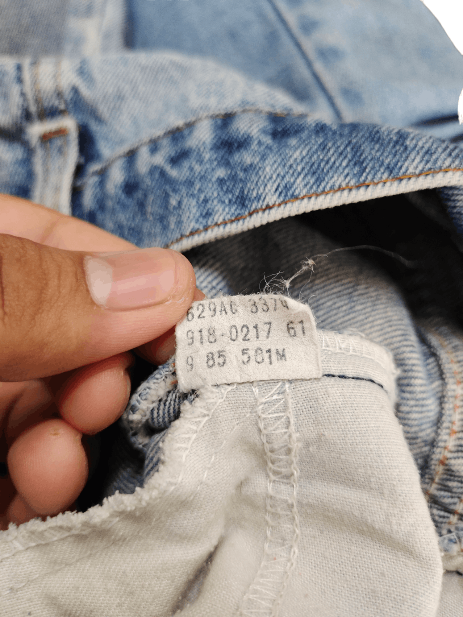 Levi's Vintage Clothing Size 34x29 Vintage 80s Levis Orange Tag Light Wash Jeans Size US 34 / EU 50 - 11 Thumbnail