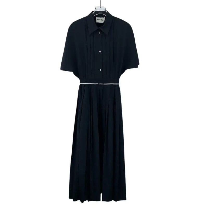 Miu Miu Miu Miu Black Women's Dress Size S 0089 Size S / US 4 / IT 40 - 1 Thumbnail
